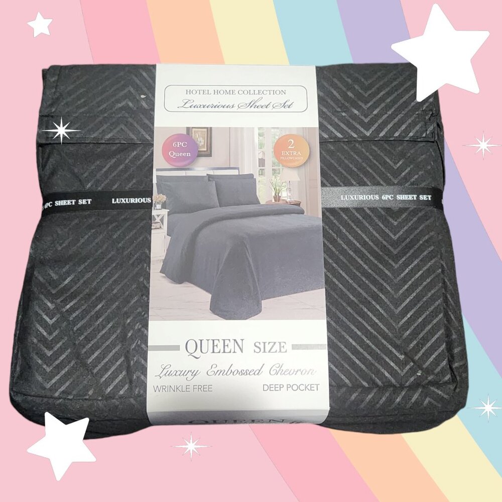 Hotel Home collection Luxurious solid sheet set